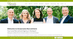 Desktop Screenshot of grassroots-recruitment.co.uk