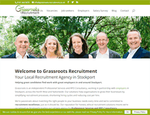 Tablet Screenshot of grassroots-recruitment.co.uk